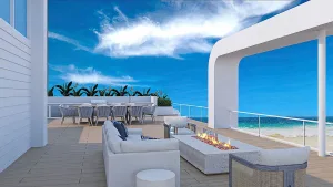 Roof Terrace at Ocean580 in Pompano Beach