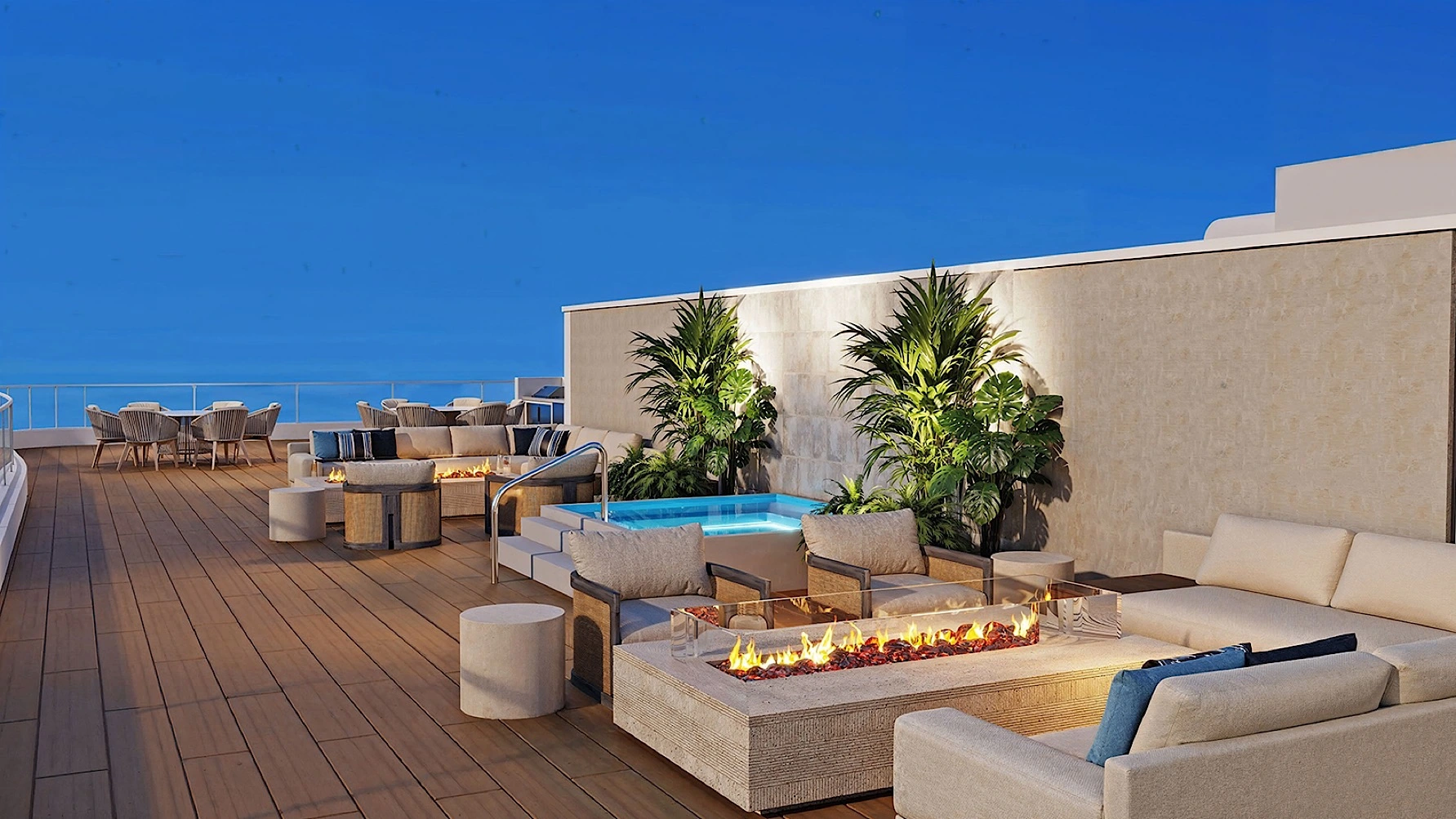 Roof Terrace at Ocean580 in Pompano Beach