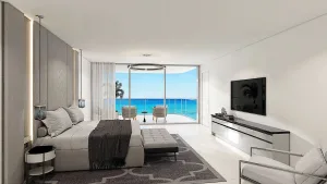 Bedroom at Ocean580 in Pompano Beach